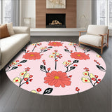 Delicate Blossom Cluster Arrangement with Interlocking Floral(Pink)