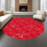 Joyful Yuletide Celebration Flooring Accent(Red)