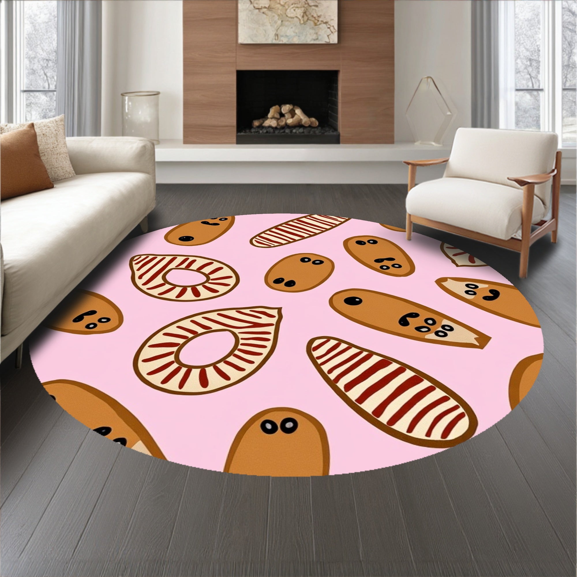 Delightful Bakery Character Protector Striped Mint(Pink)