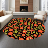 Autumn Dreamscape Interlocking Forest Creature Mosaic(Black)