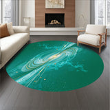 Interstellar Cloud Meteorite Shower Planetary Milky Way Path(Teal)