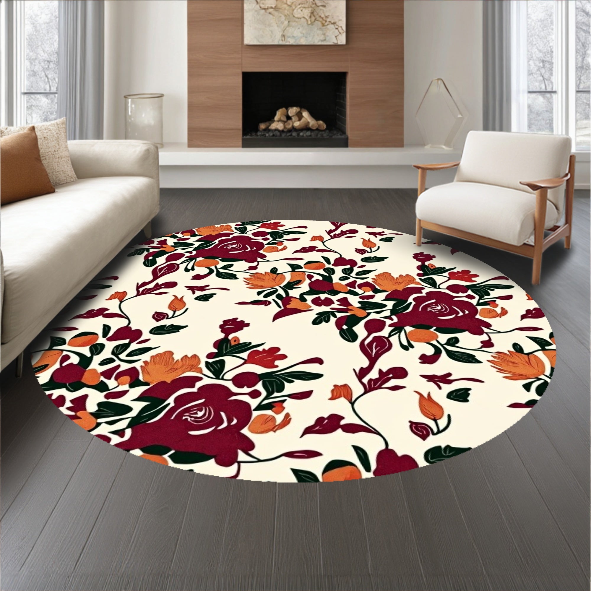 Harvest Blossom Patchwork Floral(Ivory)
