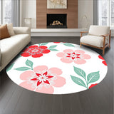 Artistic Blossom With Delicate Petal Overlays(Red)