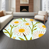 Blossoming Daisy Chain Artistic Floor(White)