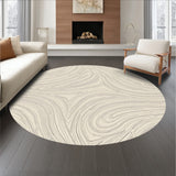 Velvet Touch Ripple Effect Featuring Serene Flowing Lines (Ivory)