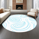 Luxurious Cloud Swirl with Sculpted (Blue)