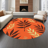 Harvest Eucalyptus Foliage Decorative With Elegant Autumn Motif(Orange)