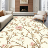 Elegant Botanical Non Skid with Flair(Beige)