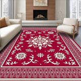 Snowflake Medallion Vintage Holiday Area(Red)