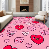 Kawaii Floor Covering with Cute Character (Pink)