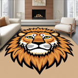 Noble Feline Facial Expression Decorative Accent(Brown)