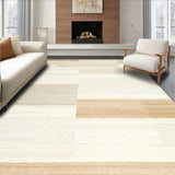 Sun Kissed Desert Area Rug Textured Neutral Design(Beige)
