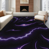 Cluster with Interlocking Galaxies and Comet Streams (Black)