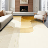 Aurelian Echoes Gold & Beige Modern Indoor Subtle Chic(Gold)