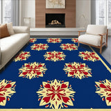 Seasonal Medallion Design Area with Baroque(Blue)