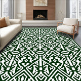 Herringbone Zigzag Retro Vintage Boho (Green)