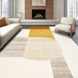 Contemporary Printed Area Non Slip Indoor Floor(Beige)