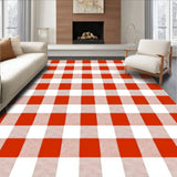 Rustic Farmhouse Buffalo Grid Decorative(Red)