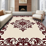 Exquisite Damask Heritage Traditional Inspired Fashionable (Ivory)