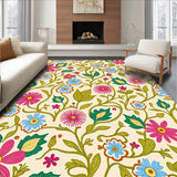 Blooming Meadow Floral Vine Tapestry(Pink)