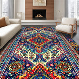 Ultra Soft Area Rug, Non Slip, Stain Resistant, Washable Area Rugs for Living Room, Bedroom, mushroom snail kitchen(Red)