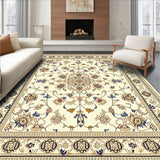 Elegant Medallion Design Area Non Slip Runner for Any Space(Beige)