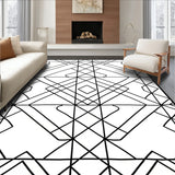Modern Lattice Entrance Statement (Black)