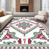 Tile Inspired Accent with Quatrefoil(Red)