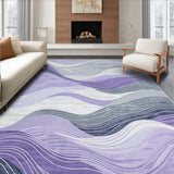 Mystic Current Grey & Lilac Flow Artistic(Purple)