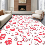 Nursery Safe Hypoallergenic Surface with Friendly Design(White)