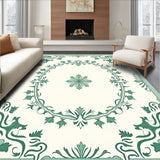 Traditional Floral Symmetrical Ornate Craftsmanship (Ivory)