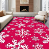 Snowstorm Delightful Merry Celebration Fancy Graceful(Red)