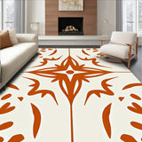 Abstract Burst with Symmetrical Petal Design(Orange)