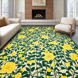 Wildflower Print Area for Bathroom(Yellow)