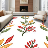 Amber Leaf Reverie with Painterly Woodland Petal Array(Green)