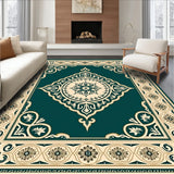 Garden Trellis Arabesque Damask Embellishment(Teal)