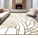 Abstract Female Portrait Art Design(Gold)