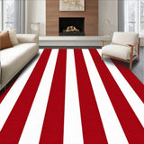 Modern Striped Band Design Featuring Parallel Lines and Seasonal Symmetry(Red)