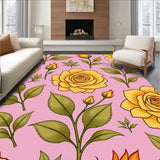 Vintage Botanical Garden Inspired Washroom(Pink)