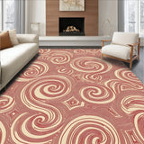 Mesmerizing Vortex Twirl Luxurious Decorative (Beige)