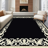 Traditional Rococo Scroll and Foliage Arrangement(Black)
