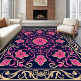 Artisan Scrollwork Damask Vine with Ornate Petals and Foliage (Pink) - ODIKA