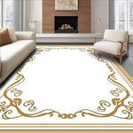 Botanical Vine Scroll with Classic Edge Trim (Gold) - ODIKA