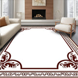 Heritage Damask Elegance Featuring Filigree Motifs (Brown)