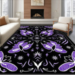 Mystical Moth Wings with Celestial Stars Enchanted Garden (Black) - ODIKA