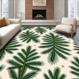 Holiday Pine Branch Needles Textured Shag(Green)