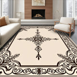 Damask Swirl Baroque Elaborate Luxurious Symphony(Ivory)