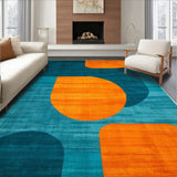 Vibrant Mid Century Modern Hallway(Blue)