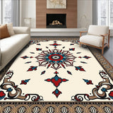 Adaptable Medallion Motif Contemporary Design(Red)