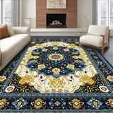 Beige & Brown Patio for RV(Blue)